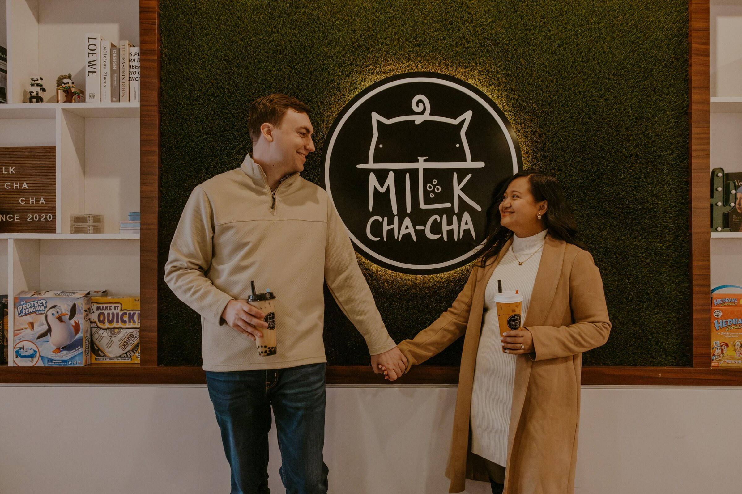 Our first date was at a boba tea called Milk Cha Cha in SouthPark.