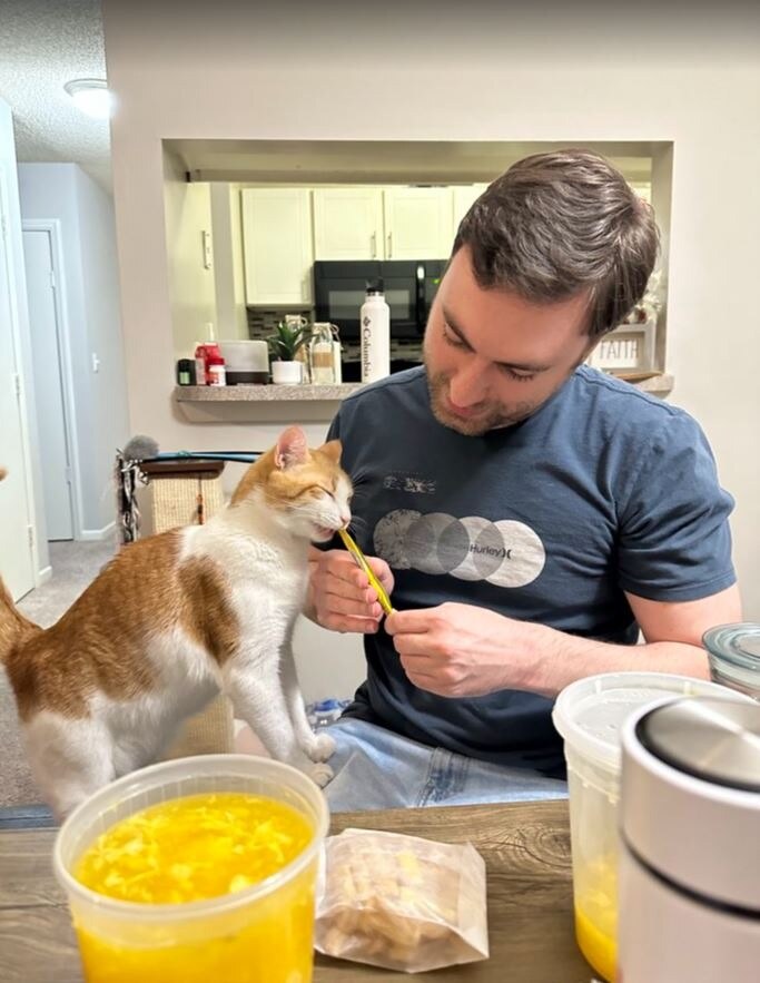 Winnie had a surgery and Mike took care of Winnie