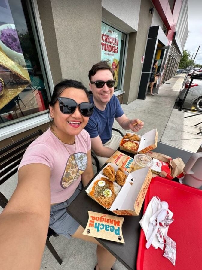 Mike's first time trying Jollibee